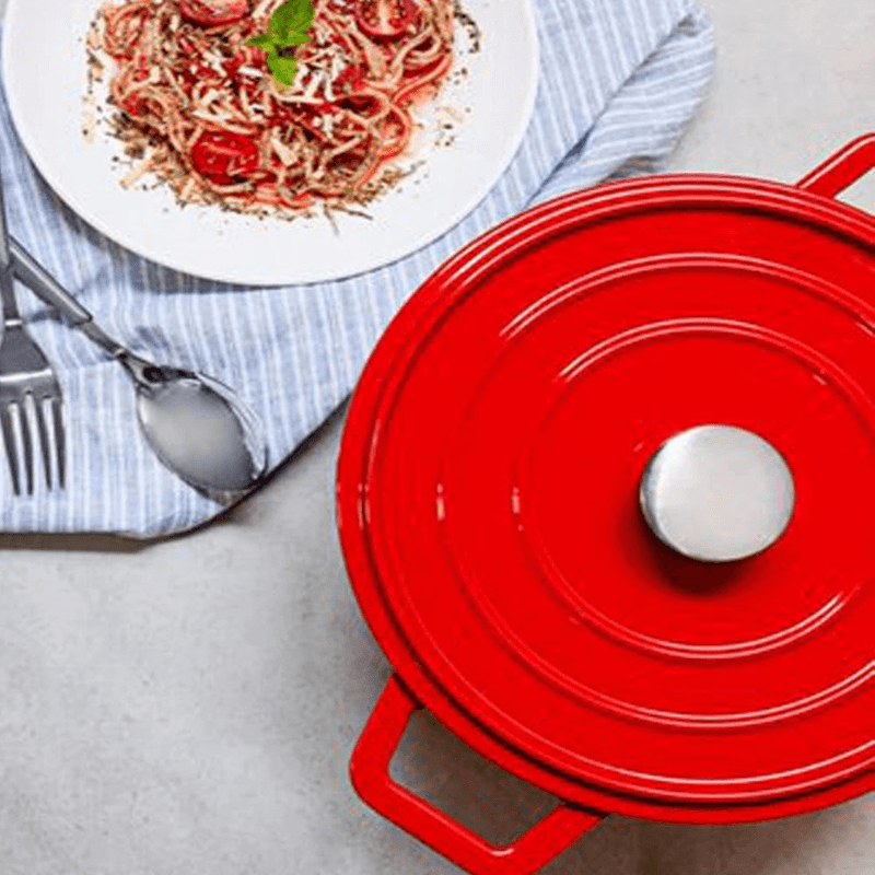 Cacarola De Ferro Saute 2-5 Litros Vermelha - Brinox