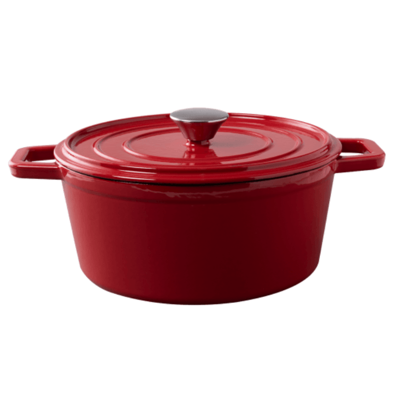 Cacarola De Ferro Saute 4-8 Litros Vermelha - Brinox