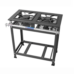 Fogão Industrial 2 Bocas Baixa Pressão  30X30 P5 MR Fogões