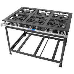 Fogão Tradicional 6 Bocas Baixa Pressão 30X30 P7 - MR Fogões