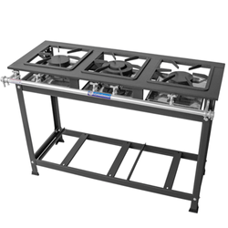 Fogão Tradicional 3 Bocas Baixa Pressão 30X30 P5 - MR Fogões