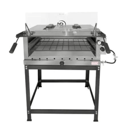 Forno Pizza a Gás MR Fogões 80x60Cm Com Pedra Refratária