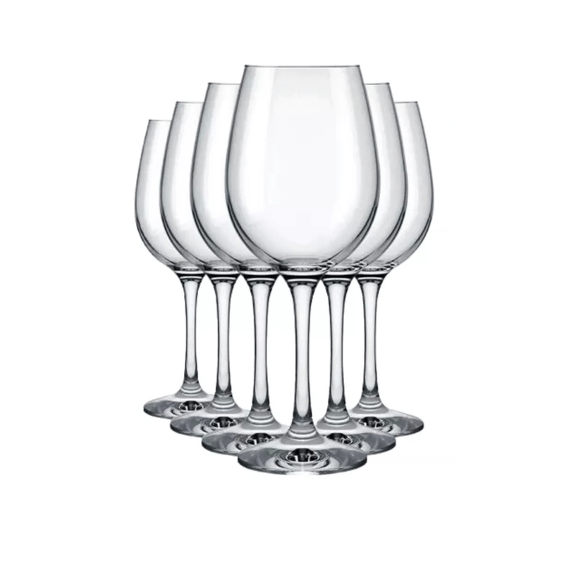 Taca Vinho Tinto Bohemia 450ml Jogo 6pcs Etilux