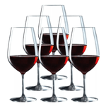 Taca Vinho Tinto Bohemia 450ml Jogo 6pcs Etilux