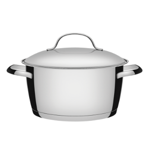 Caçarola De Aço Inox Allegra Com Fundo Triplo 4,2L - Tramontina