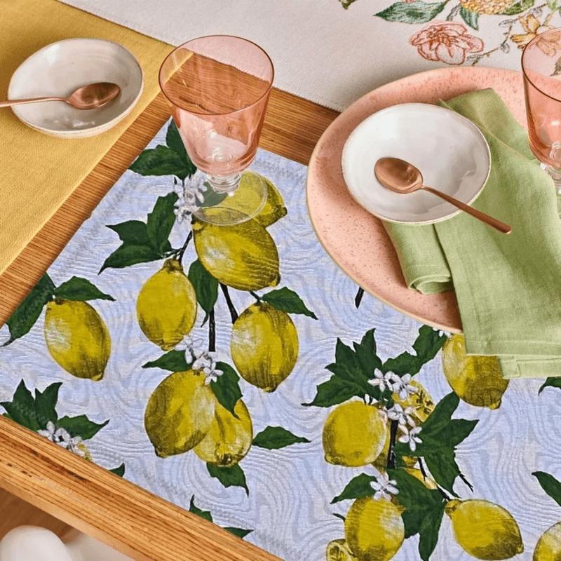 Lugar Americano De Plastico Limao Siciliano - Lyor