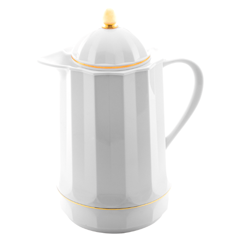 Garrafa Termica De Plastico Genova Branca 1 Litro - Lyor