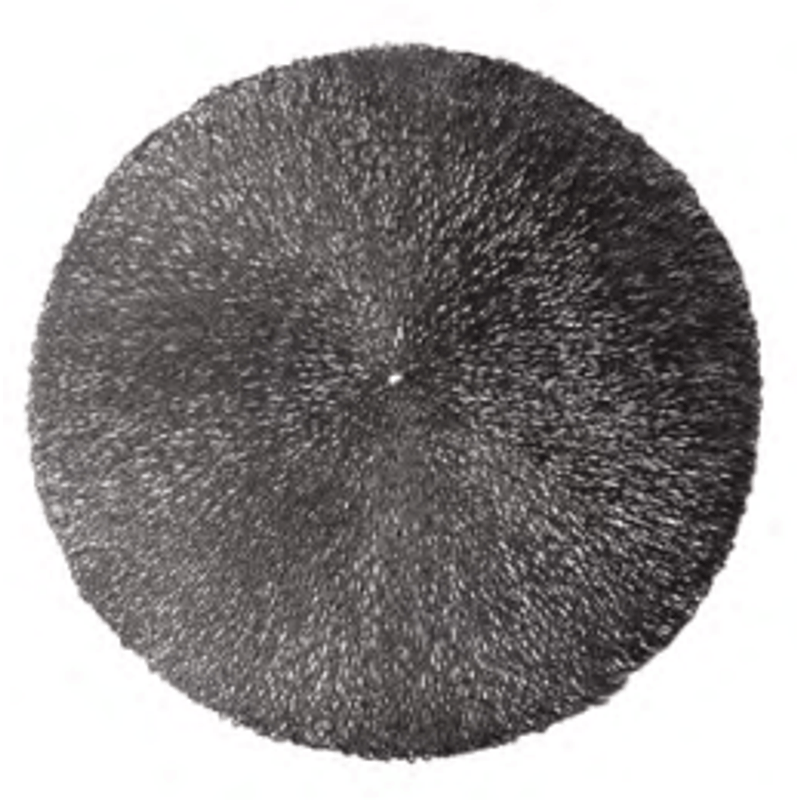 Lugar Americano De Plastico Columbus Preto - Lyor