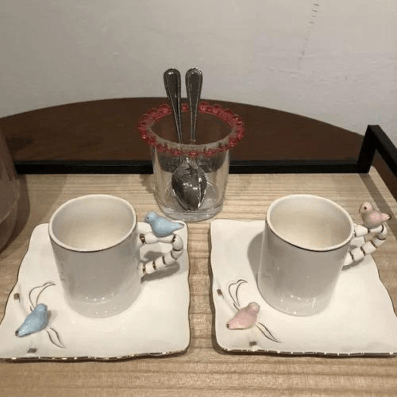 Porta Colher De Cristal Chumbo Coracao Rosa - Lyor