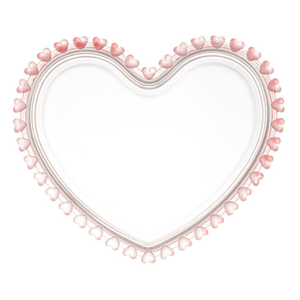 Prato Em Formato De Coração Cristal - Lyor