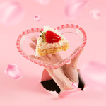 Prato Em Formato De Coracao Cristal - Lyor