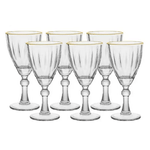 Jogo De Tacas De Cristal 6 Pecas Dominic - Hauskraft