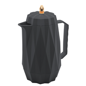 Garrafa Térmica De Plástico Diamond Cinza 1 Litro - Lyor