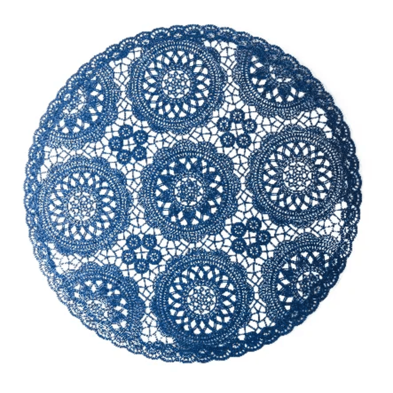 Lugar Americano De PVC Azul Escuro - Rojemac