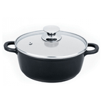 Panela De Aluminio Fundido Com Revestimento Ceramico Preta 2-5 Litros - Clink