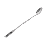 Colher Bailarina De Inox Com Garfo Tridente 23cm - Full Fit