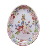 Prato Sobremesa Pascoa Oval Peter Rabbit 21cm - Luiz Salvador