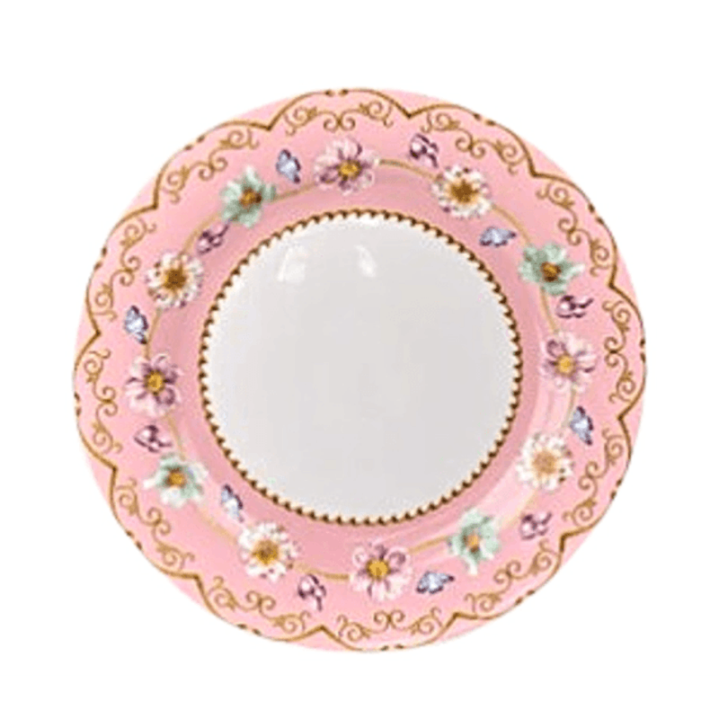 Prato Pascoa Rosa 27cm - Luiz Salvador
