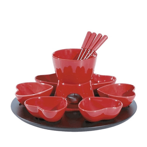 Conjunto Para Fondue Mons Vermelho 14 Peças - Hauskraft