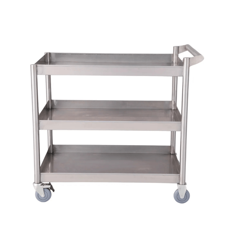 Carro Plataforma com 3 Planos em Aco Inox 430 - Krasinox