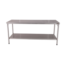 Mesa Inox 304 110x60Cm Prateleira Inferior Krasinox