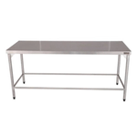 Mesa de Centro em Aco Inox 430 Lisa 1m x 60cm - Krasinox