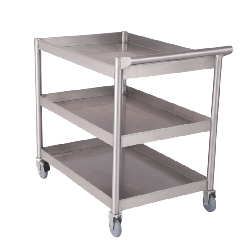 Carro Plataforma com 3 Planos em Aco Inox 304 - Krasinox