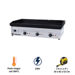 Chapa Eletrica Bifeteira Degusto Luxo 80Cm CE80 Venancio 220V