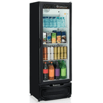 Expositor de bebidas Gelopar GPTU-40 Preto Refrigerador