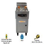 -Fritadeira Comercial a Gas Baixa Pressao MGC-2 Multifritas