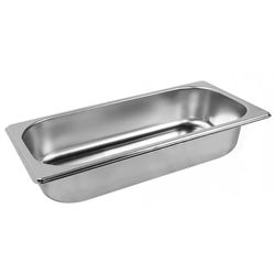 Cuba para Restaurante em Inox 1/3 65mm Sem Alça Narcel