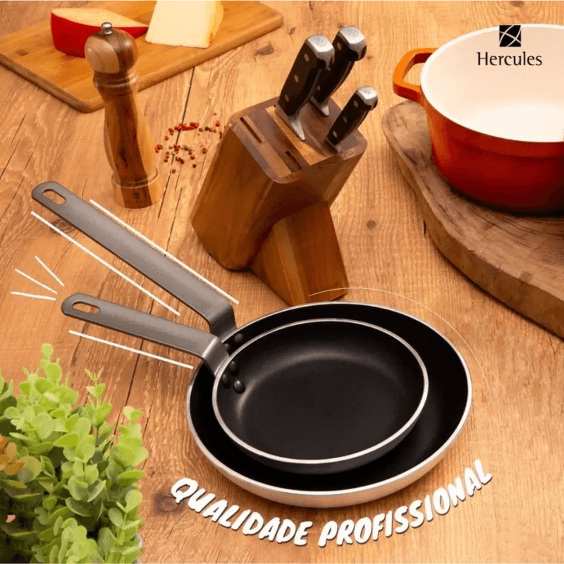 Frigideira De Aluminio Antiaderente Chef 26cm - Hercules