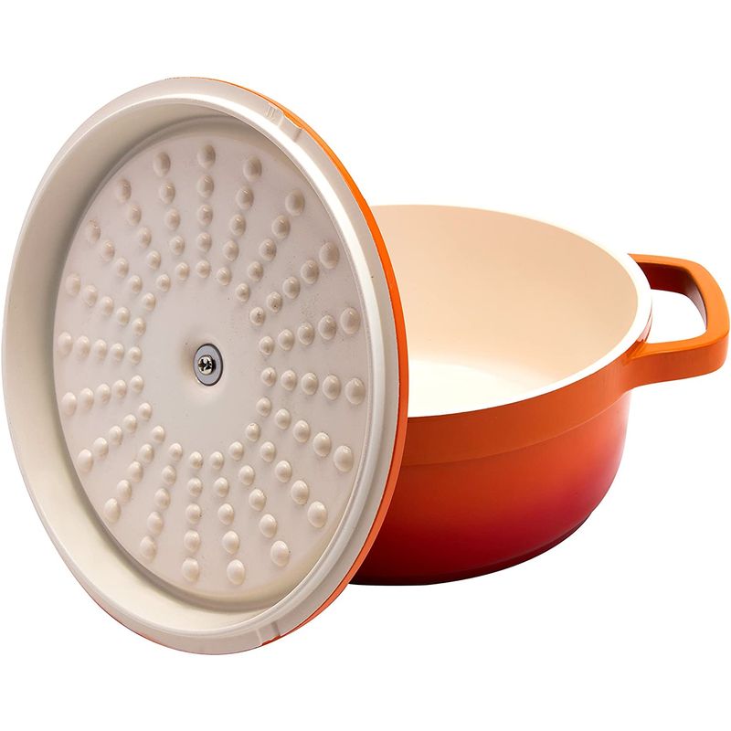 Cacarola Redonda Laranja Aluminio Fundido 21-3cm - Hercules