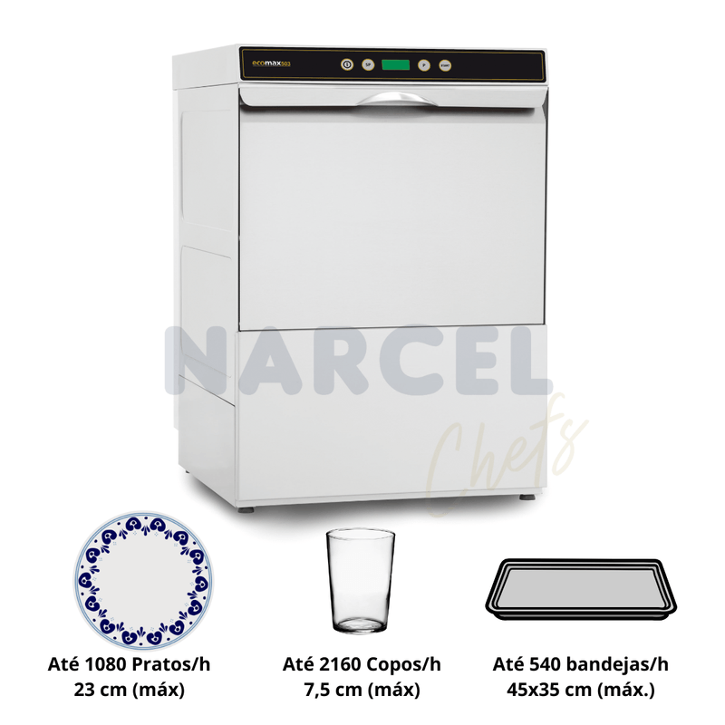 Lava Loucas Industrial Ecomax 503 Trifasico 380V Hobart