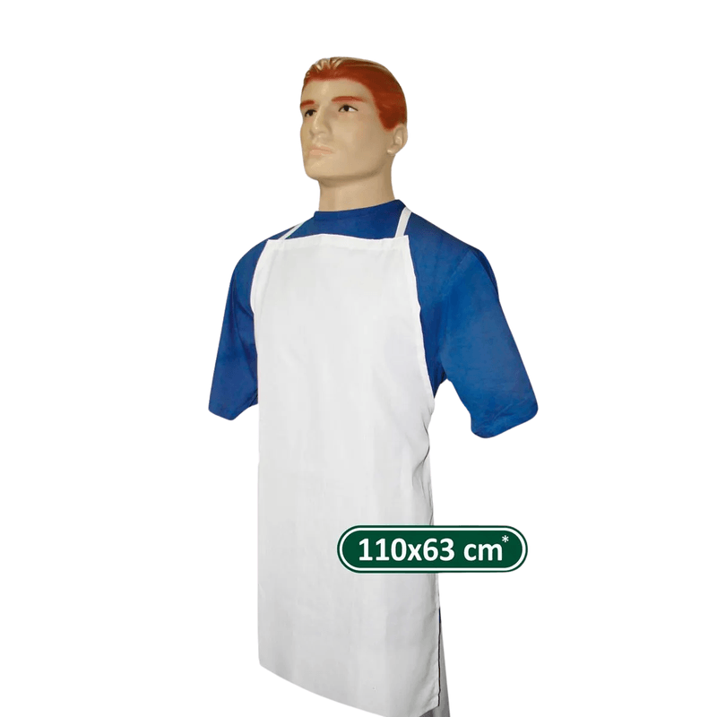 Avental de Cozinha Tergal Branco 110x63 cm Lamare