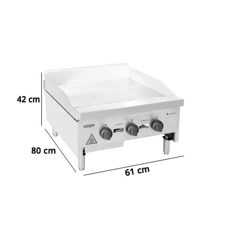 Chapa Linha Americana Gas GLP 18mm 60cm CG60 - Venancio