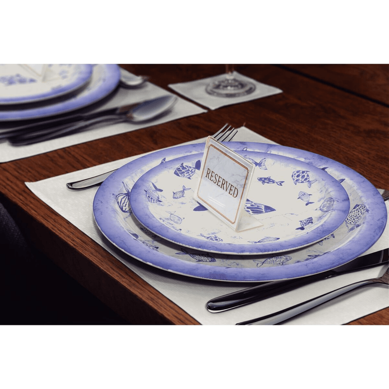 Prato Raso Tramontina Peixes Porcelana Decorada 28cm