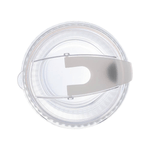 Copo De Vidro Com Cinta Em Silicone Branco 350ml - Wolff