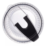 Copo De Vidro Com Cinta Em Silicone Preto 350ml - Wolff