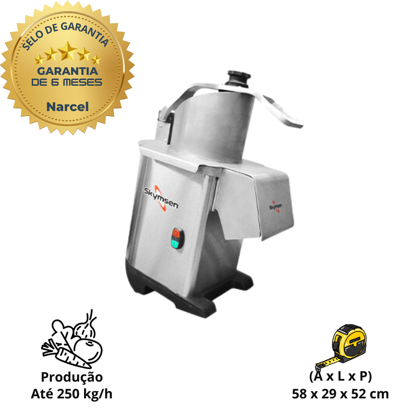 Processador de Alimentos Skymsen PA7 Pro 7 Discos Inclusos