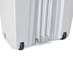 Lixeira Branca 60L Com Roda Pedal e Tampa Toyplas