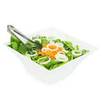 BOWL SQUARE MELAMINA BRANCO 25X25 BRINOX