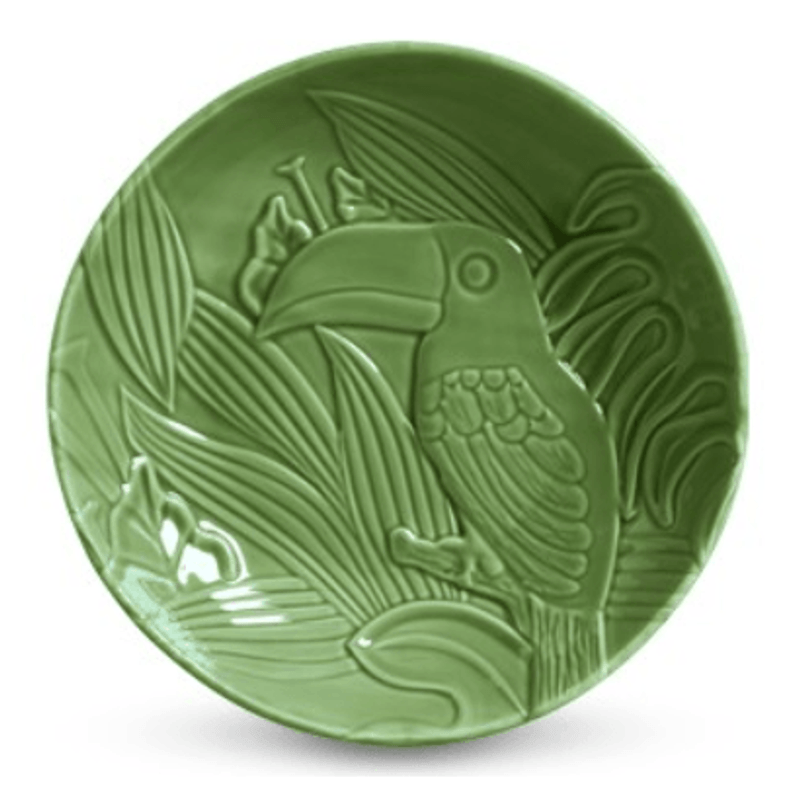 Tigela De CeramicaTucano Verde Cristina - Scalla