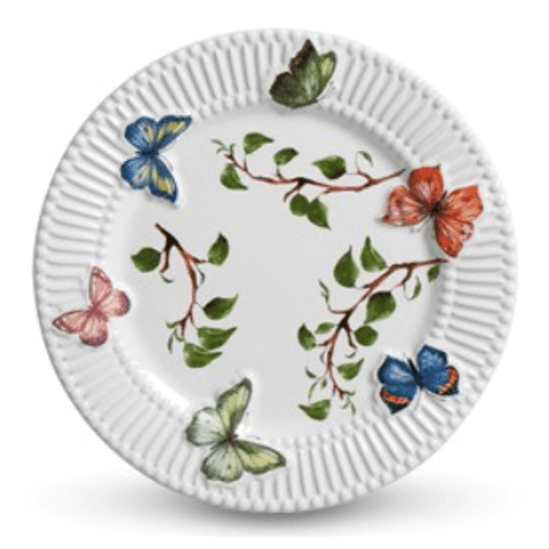 Prato De Ceramica Sobremesa Borboleta - Scalla