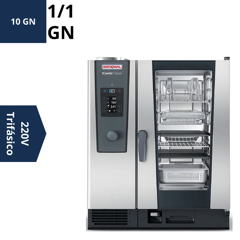 Forno Combinado Rational iCombi Classic 10-1-1 220v Tirfasico