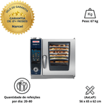 Forno Combinado Rational iCombi Pro XS 6 GN 2-3 Trifasico 220V
