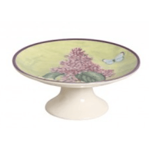 Prato De Cerâmica Com Pé 20cm Lusitana - Scalla