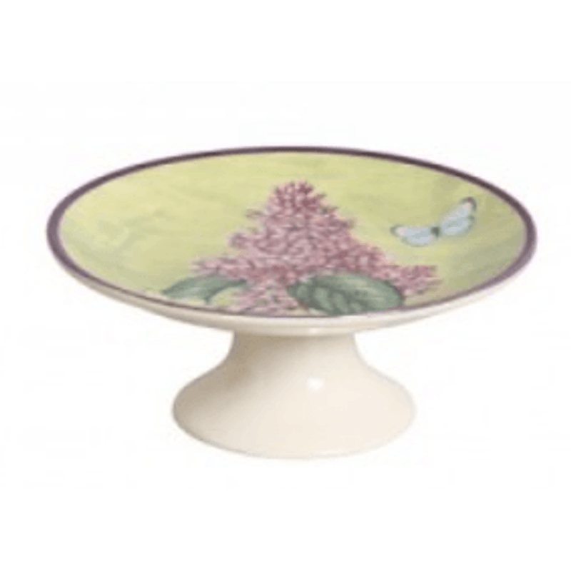 Prato De Ceramica Com Pe 20cm Lusitana - Scalla