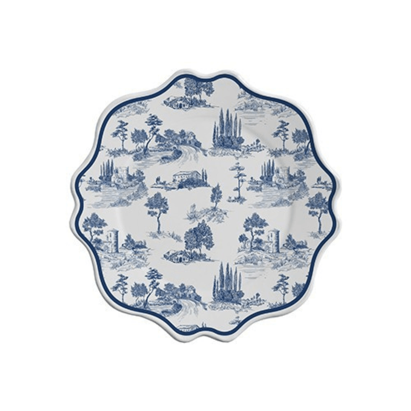 Sousplat De Ceramica Monaco Azul Anacapri - Scalla