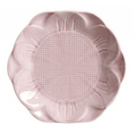 Prato De Ceramica Sobremesa Playful Flowers Rosa - Scalla